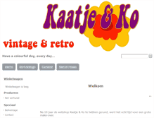 Tablet Screenshot of kaatje-en-ko.com